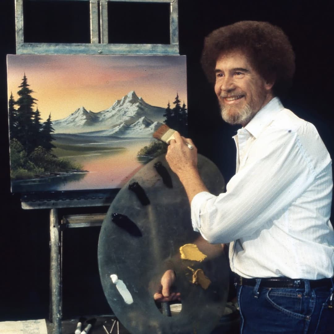 Las pinturas de Bob Ross se subastarán para apoyar a las estaciones de televisión pública en E.U.