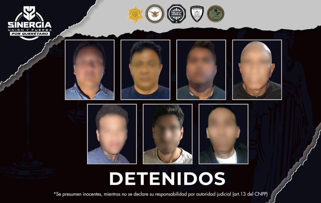 Sinergia ejecuta 8 cateos simultáneos y cumplimenta 7 órdenes de aprehensión en la capital