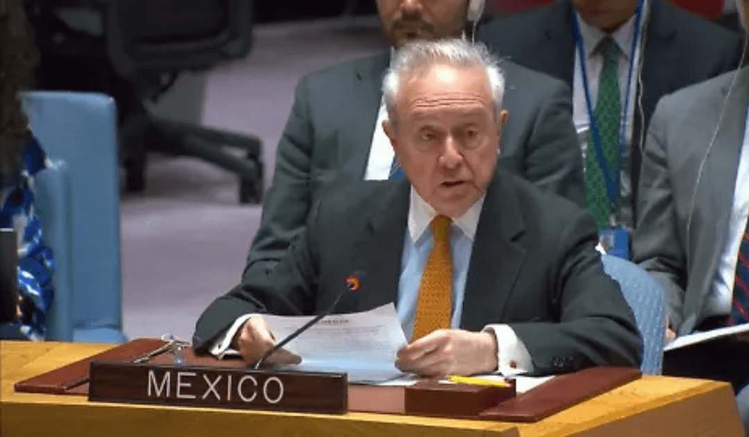 México advierte en la ONU que despliegue militar de EU frente a Venezuela pone en riesgo la estabilidad regional