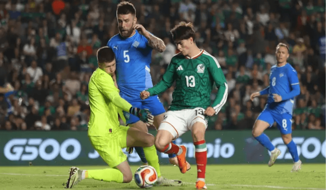 México derrota a Islandia de manera contundente en el Corregidora
