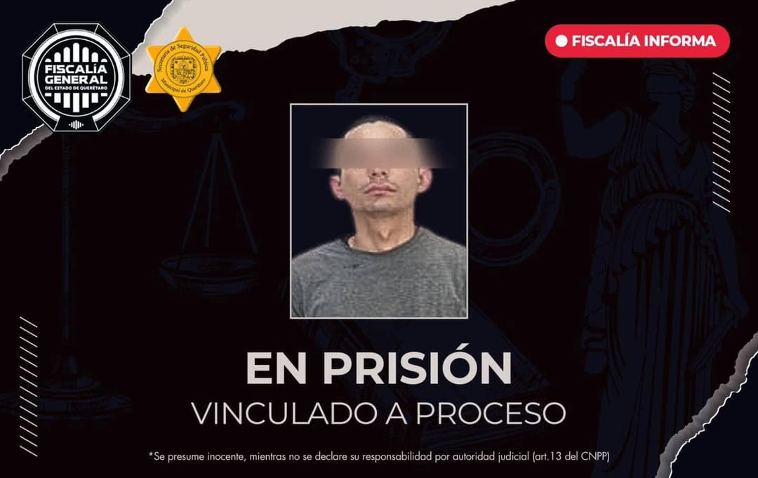 A prisión por robo a comercio en Querétaro